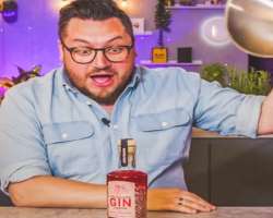 Jamie Spafford consuming alcohol